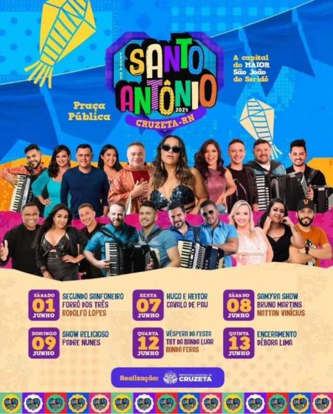 Samyra Show, Bruno Martins e Nattan Vinícius - Santo Antônio de Cruzeta