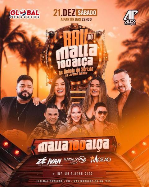 Malla 100 Alça, Zé Ivan, Nataly Vox e Mozão - Baú do Malla 100 Alça