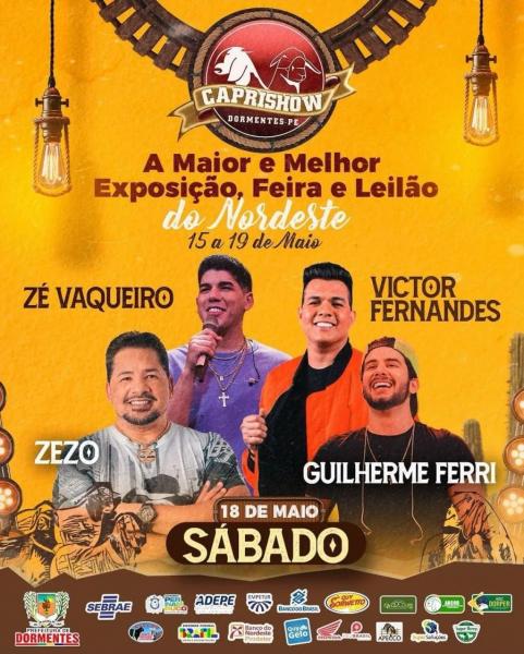 Zé Vaqueiro, Victor Fernandes, Zezo e Guilherme Ferri - Caprishow