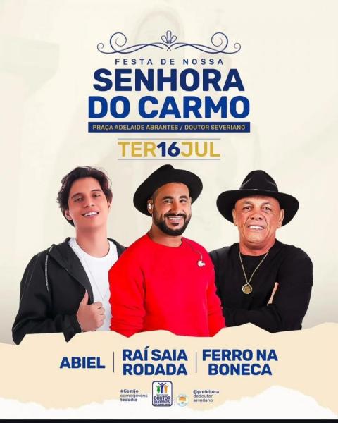 Abiel, Raí Saia Rodada e Ferro na Boneca - Nossa Senhora do Carmo