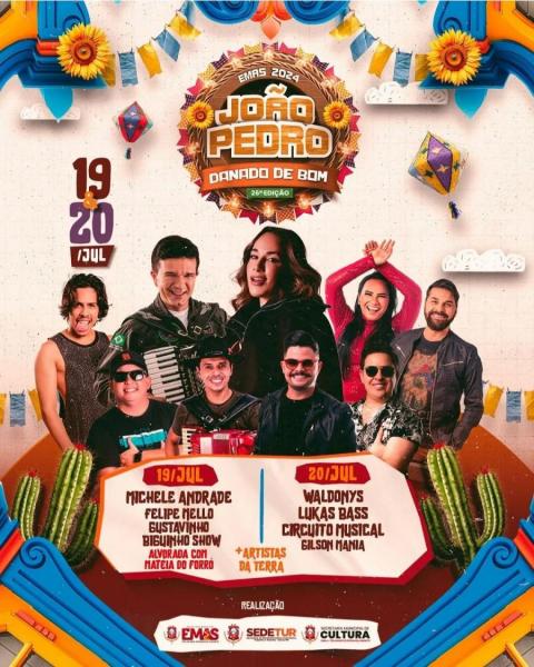 Michele Andrade, Felipe Mello, Gustavinho e Biguinho Show - 26º João Pedro