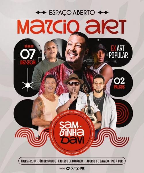 Marcio Art, Eder Arruda, Excesso de Bagagem, Aborto do Cavaco e Pioacor Canter