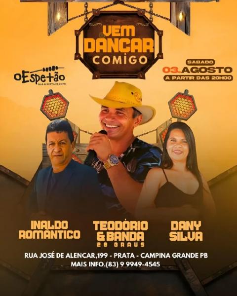 Teodório & Banda, Inaldo Romântico e Dany Silva - Vem Dançar Comigo