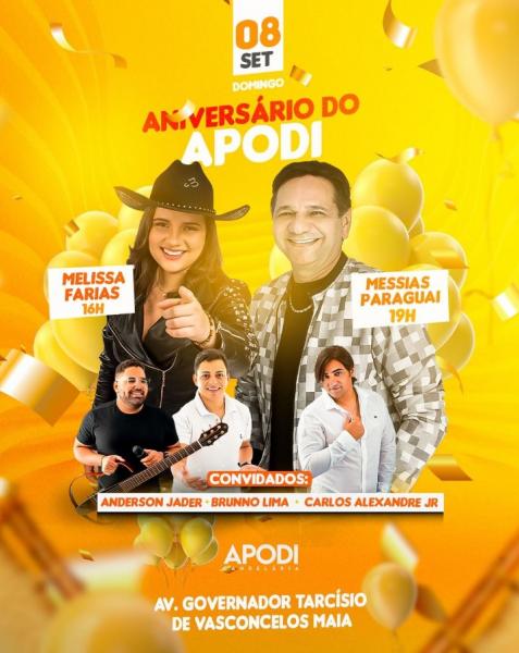 Melissa Farias e Messias Paraguai - Aniversário do Apodi