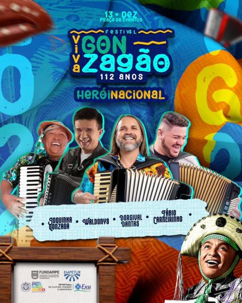 Waldonys, Dorgival Dantas, Fábio Carneirinho e Joquinha Gonzaga - Viva Gonzagão 112 anos