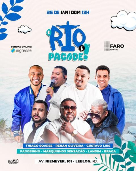 Thiago Soares, Renan Oliveira, Gustavo Lins, Pagobinho, Marquinhos Sensação, Landim e Braga - O Rio é Pagode!