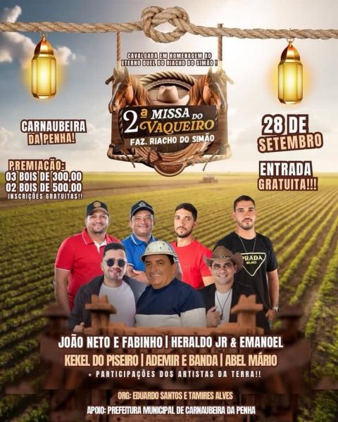 João Neto & Fabinho, Heraldo Jr. & Emanoel, Kekel do Piseiro, Ademir & Banda e Abel Mário - 2ª Missa do Vaqueiro