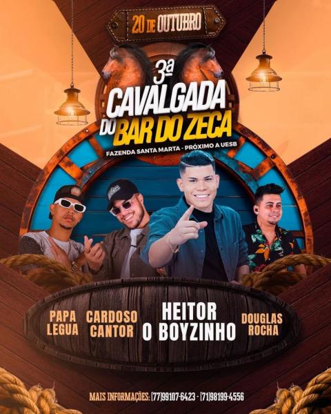 Heitor O Boyzinho, Cardoso Pintor, Papa Légua e Douglas Rocha - 3ª Cavalgada do Bar do Zeca 2024