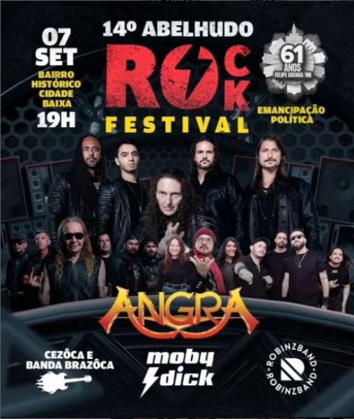 Angra, Robinz Band, Cezôca & Banda Brazôca e Moby Dick - 14º Abelhudo Rock Festival