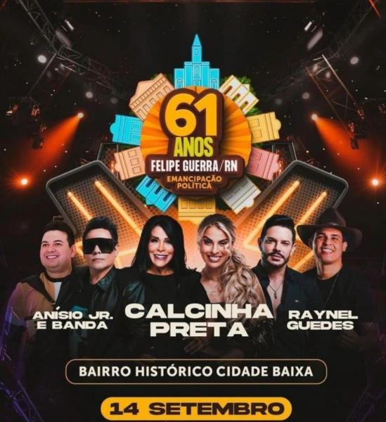 Calcinha Preta, Anísio Jr. e Raynel Guedes
