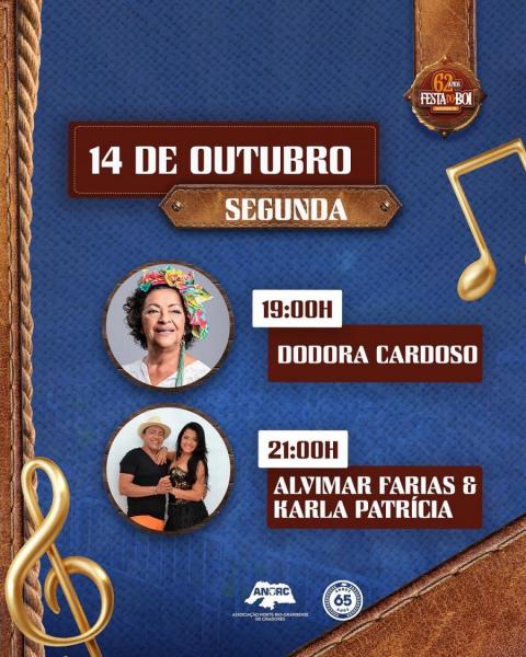 Dodora Cardoso e Alvimar Farias & Karla Patrícia - 62ª Festa do Boi 2024