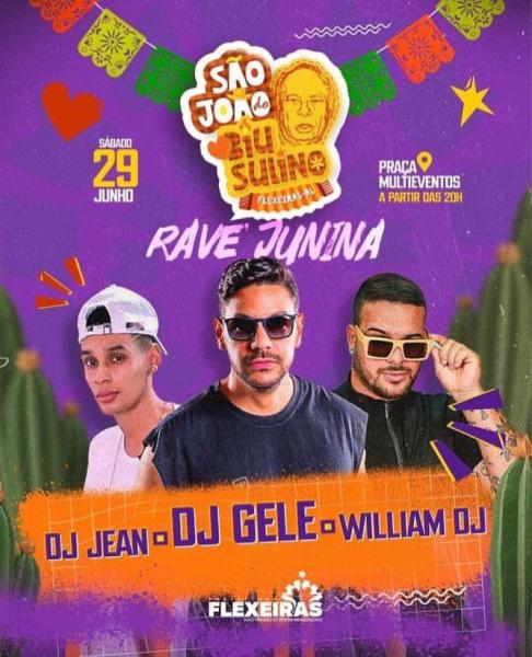 DDj Gele, Dj Jean e William Dj - Rave Junina