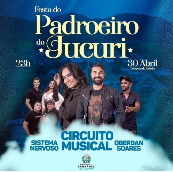 Circuito Musical, Sistema Nervoso e Oberdan Soares - Padroeiro do Jucuri