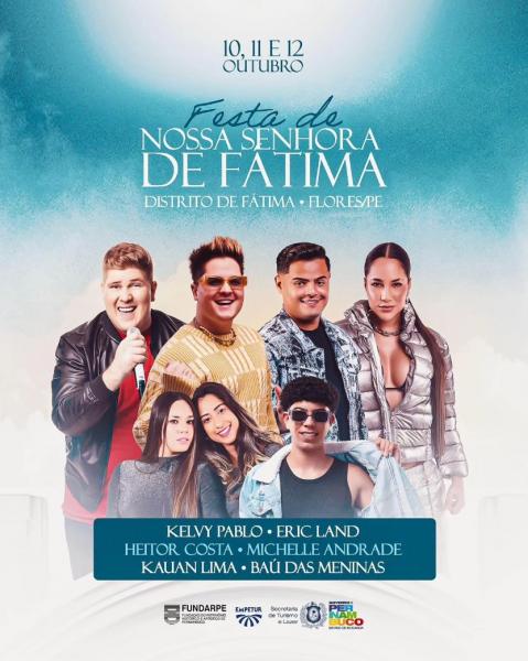 Eric Land e Baú das Meninas - Festa de Nossa Senhora de Fátima