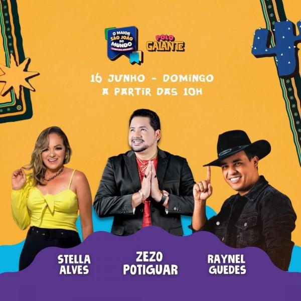 Zezo Potiguar, Stella Alves e Raynel Guedes