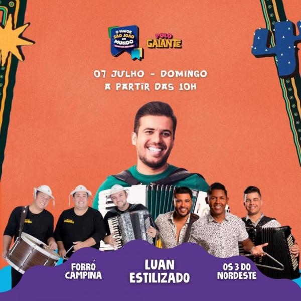 Luan Estilizado, Forró Campina e Os 3 do Nordeste