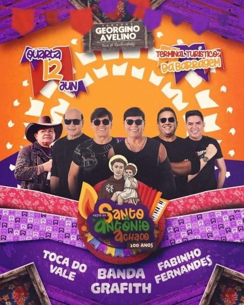 Toca do Vale, Banda Grafith e Fabinho Fernandes - Santo Antônio