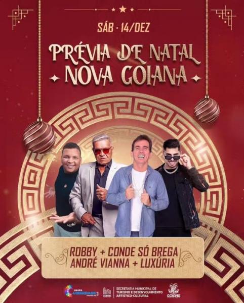 Robby, Conde Só Brega, André Vianna e Luxúria - Prévia de Natal