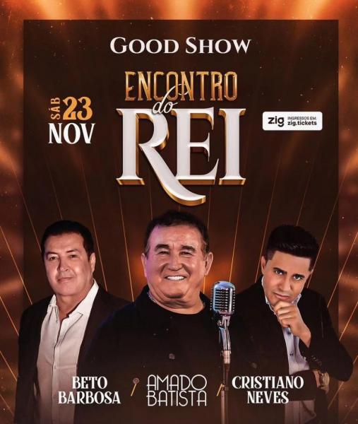 Amado Batista, Beto Barbosa e Cristiano Neves - Encontro do Rei