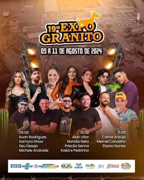 Ruan Rodrigues, Samyra Show, Seu Desejo e Michele Andrade - 19ª Expo Granito