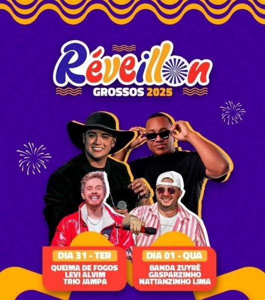 Gasparzinho, Nattanzinho Lima e Banda Zuyrê - Réveillon Grossos 2025