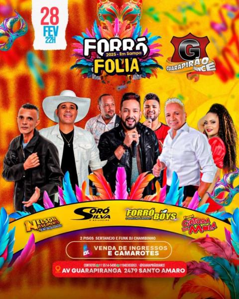 Soró Silva, Nelson Nascimento, Forró Boys e Cintura de Mola - Forró Folia 2025