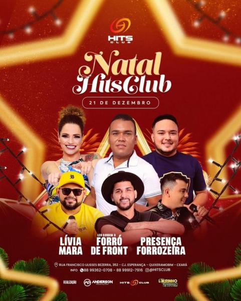 Lívia Mara, Forró de Front e Presença Forrozeira - Natal Hits Club