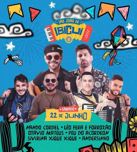 Nando Cordel, Léo Fera & Forrozão, Otávio Mateus, Peu do Acordeon, Sivirina Xique Xique e Andersinho