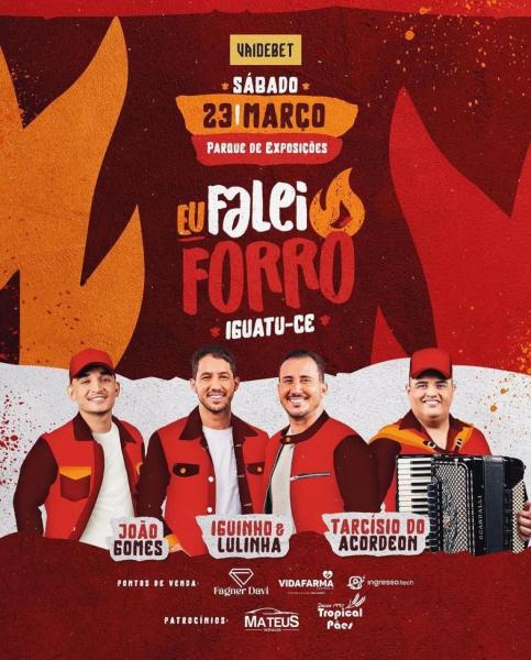 João Gomes, Iguinho & Lulinha e Tarcísio do Acordeon - Eu Falei Forró