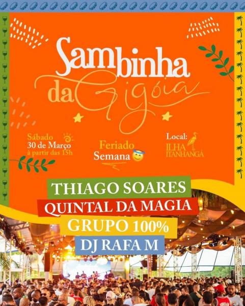 Thiago Soares, Quintal da Magia, Grupo 100% e Dj Rafa M - Sambinha da Gibóia