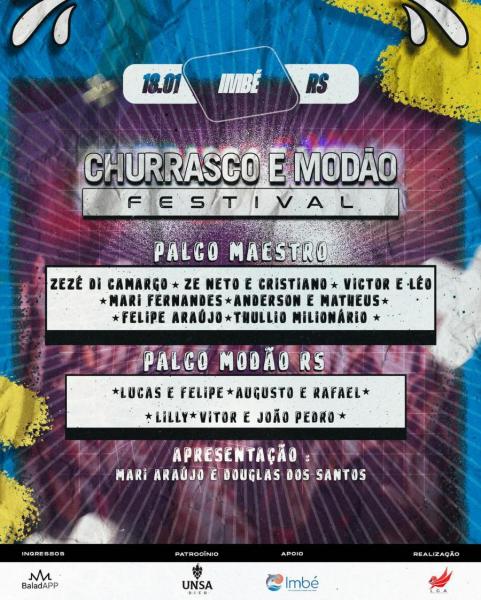 Zezé Di Camargo, Zé Neto & Cristiano, Victor & Léo, Mari Fernandes, Anderson & Matheus, Felipe Araújo e Thullio Miulionário - Churrasco & Modão 2025