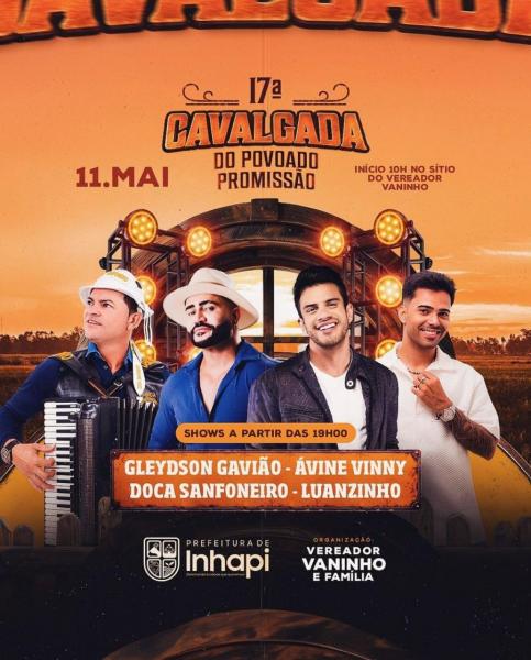 Gleydson Gavião, Ávine Vinny, Doca Sanfoneiro e Luanzinho - 17ª Cavalgada do Povoado Promissão