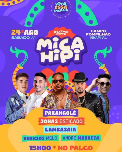 Parangolé, Jonas Esticado, Lambasaia, Venícios Melo e André Marreta - 19º Micahipe 2024