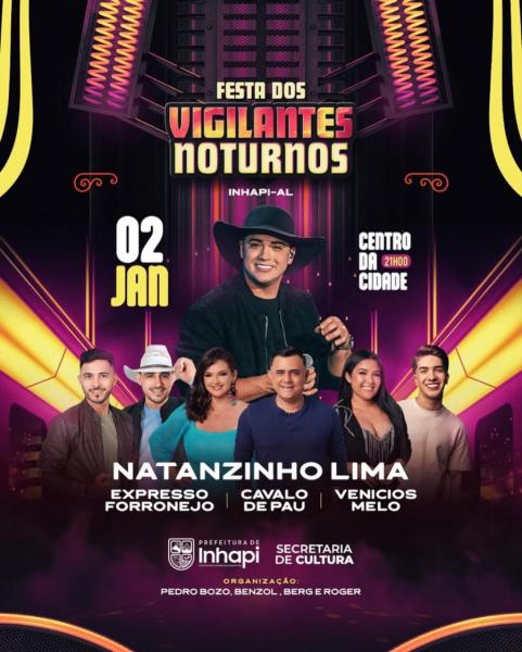Natanzinho Lima, Expresso Forronejo, Cavalo de Pau e Venícios Melo - Festa dos Vigilantes Noturnos
