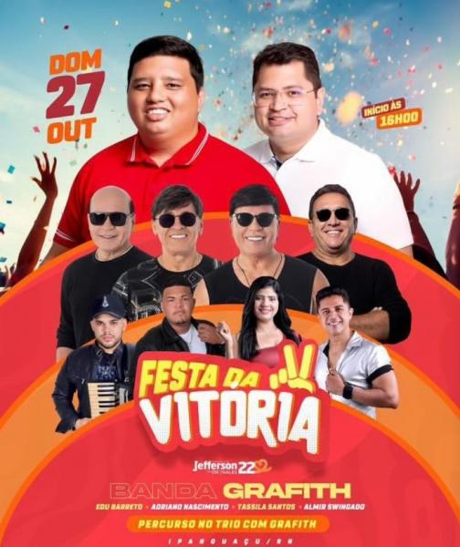 Banda Grafith, Edu Barreto, Adriano Nascimento, Tassila Santos e Almir Swingado - Festa da Vitória