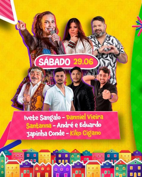 Ivete Sangalo, Danniel Vieira, Santanna, Andr´´e & Eduardo, Japinha Conde e Kiko Cigano