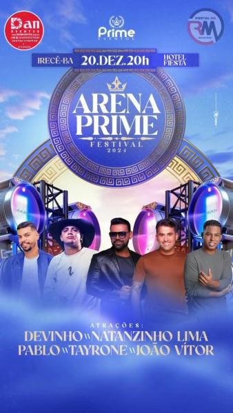 Devinho, Natanzinho Lima, Pablo, Tayrone e João Vítor - Arena Prime Festival 2024