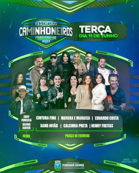 Xand Avião, Calcinha Preta, Henry Freitas, Cintura Fina, Mayara & Maraísa e Eduardo Costa - Festa dos Caminhoneiros 2024