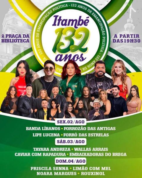 Tayara Andreza, Wallas Arrais, Caviar com Rapadura e Embaixadoras do Brega