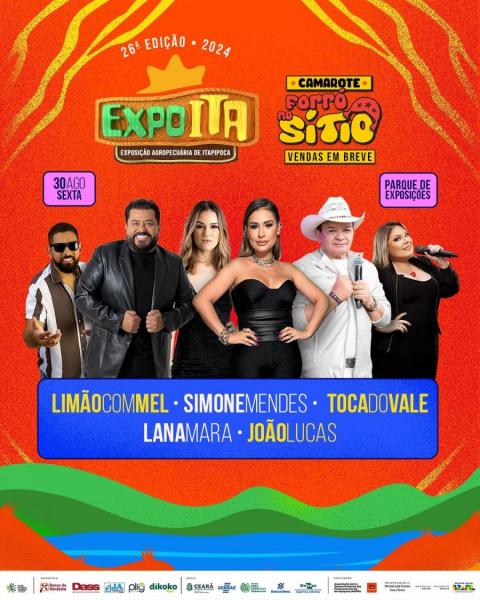Limão com Mel, Simone Mendes, Toca do Vale, Lana Mara e João Lucas - 26ª ExpoITA