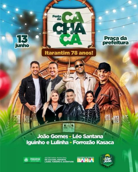 João Gomes, Léo Santana, Iguinho & Lulinha e Forrozão Kasaca - Festa da Cachaça