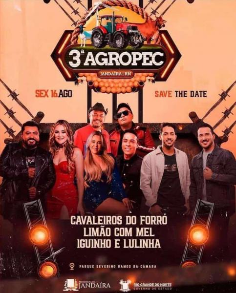 Cavaleiros do Forró, Limão com Mel e Iguinho & Lulinha - 3ª Agropec