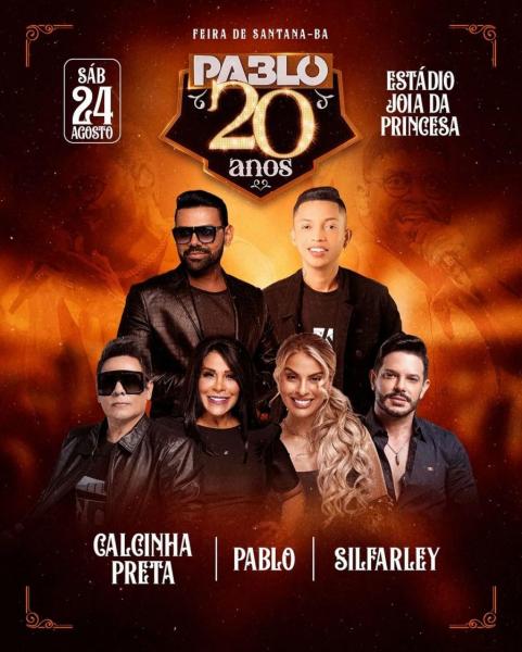 Pablo, Calcinha Preta e Silfarley - Pablo 20 Anos