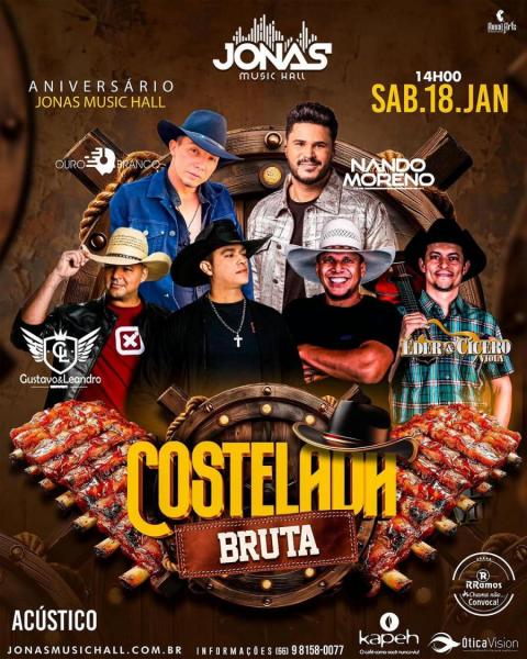 Ouro Branco, Nando Morenao, Gustavo & Leandro e Eder & Cícero - Costelada Bruta