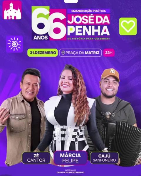 Márcia Fellipe, Zé Cantor e Cajú Sanfoneiro
