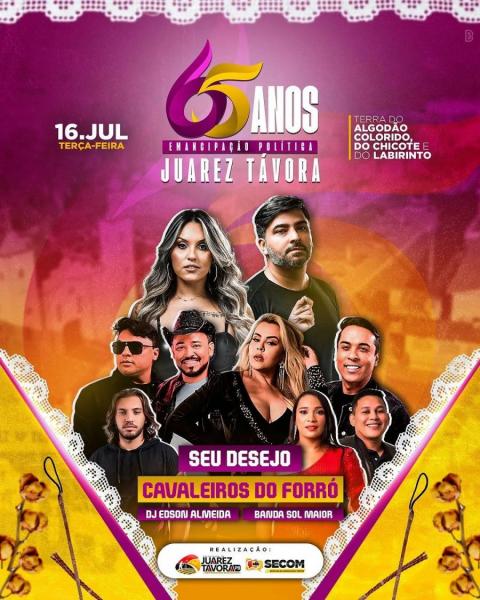 Seu Desejo, Cavaleiros do Forró, Dj Edson Almeida e Banda Sol Maior