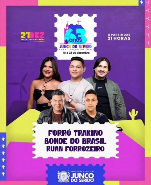 Forró Trakino, Bonde do Brasil e Ruan Forrozeiro