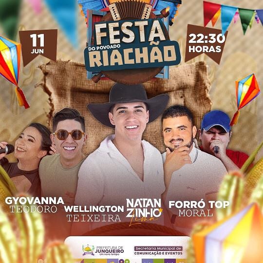 Natanzinho, Gyovanna Teodoro, Wellington Teixeira e Forró Top Moral - Festa do Povoado Riachão