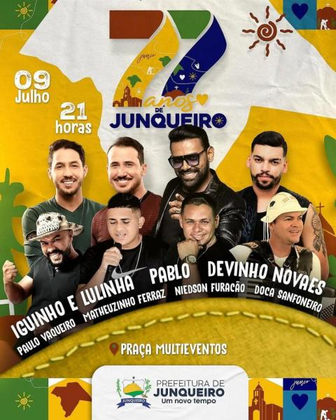 Pablo, Iguinho & Lulinha, Devinho Novaes, Paulo Vaqueiro, Matheuzinho Ferras, Niedson Furação e Doca Sanfoneiro