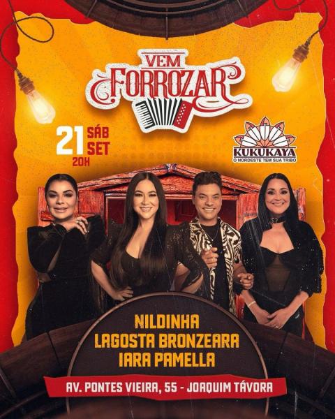 Nildinha, Lagosta Bronzeada e Iara Pamela - Vem Forrozar